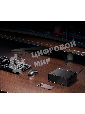 Мини ПК Chuwi CoreBox CWI601I52P черный i5 12450H(2Ghz)/16Gb/512PCISSDGb/Int:Intel Iris Xe GraphicsWin 11Pro