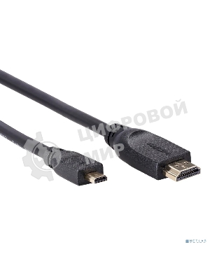 Кабель HDMI-19M --MicroHDMI-19M ver 2.0 1,5 м VCOM CG587-1.8M