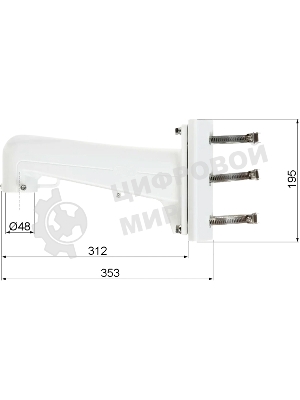 Кронштейн Hikvision DS-1602ZJ-POLE