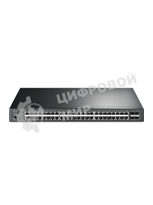 Коммутатор TP-Link TL-SG3452XP 48G 4SFP+ 48PoE+ 500W управляемый