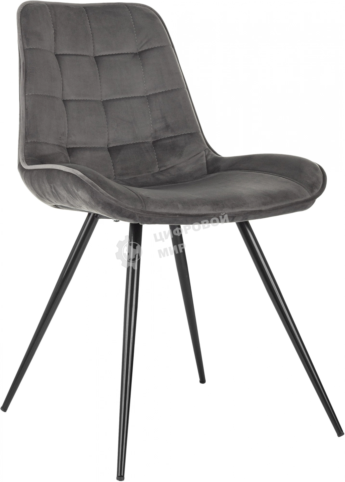 Стул для дома Бюрократ CH-K2_4 комплект 4 шт т.с ерый Holland 18 металл черный на ножках