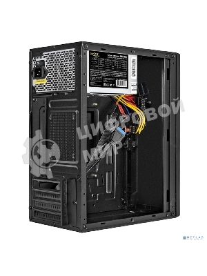 Компьютерный корпус Minitower ExeGate BAA-303U-UNS350 (mATX, БП UNS350 с вент. 12см, 2хUSB+1хUSB 3.0, HD Audio, черный)