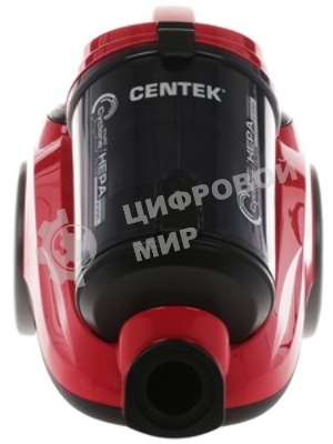 Пылесос Centek CT-2530 красный/черный, 400/2300 Вт, уборка сухая, пылесборник контейнер 2 л