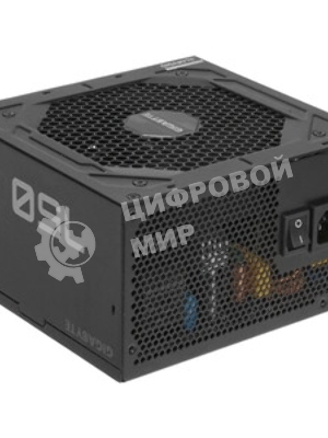 Блок питания Gigabyte P750GM (GP-P750GM), 750Вт, 80 PLUS Gold, 120мм, модульный, черный