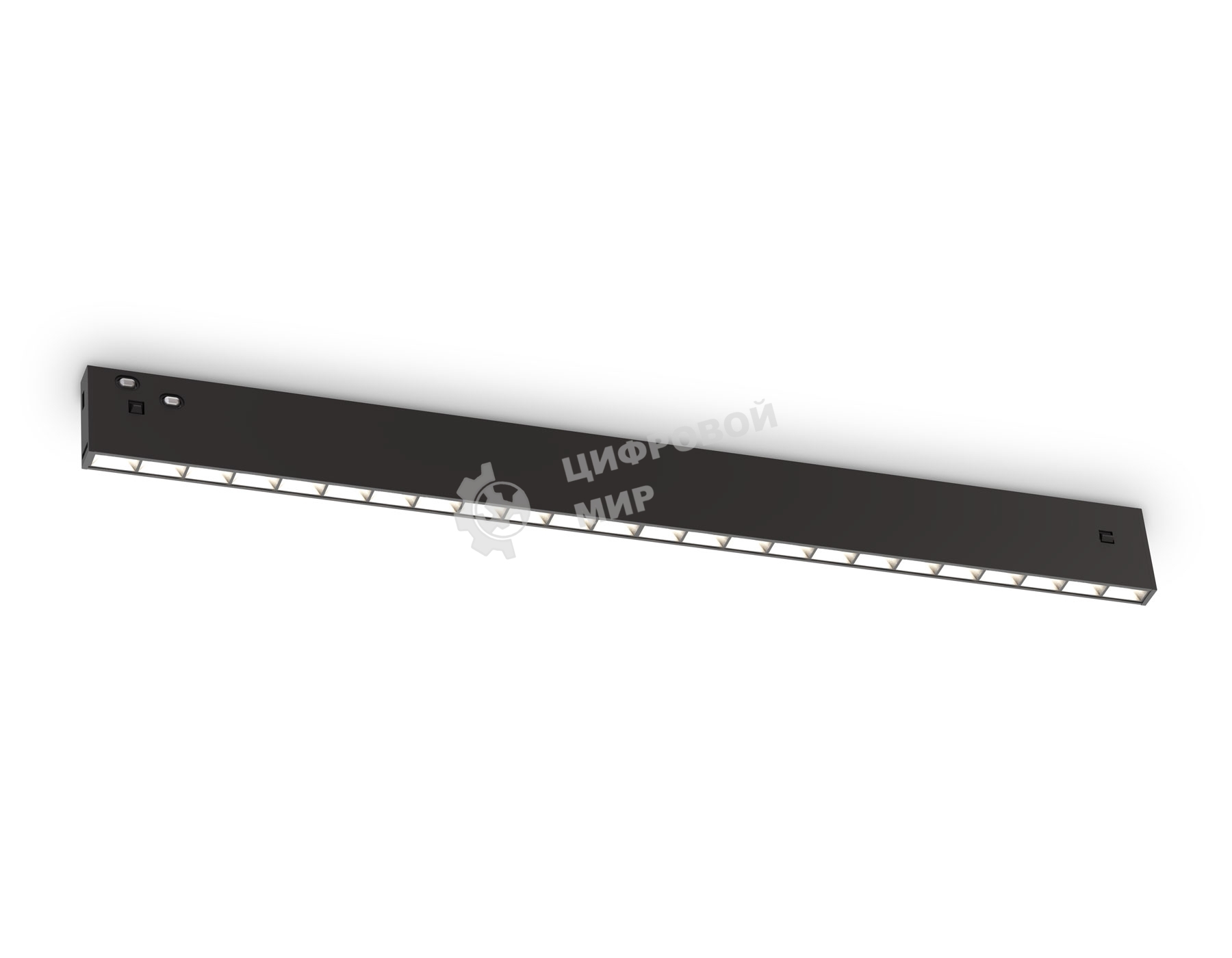 Трековый светильник GL2340 BK черный IP20 20W 3CCT 3000-6400K 48V 400*10*37