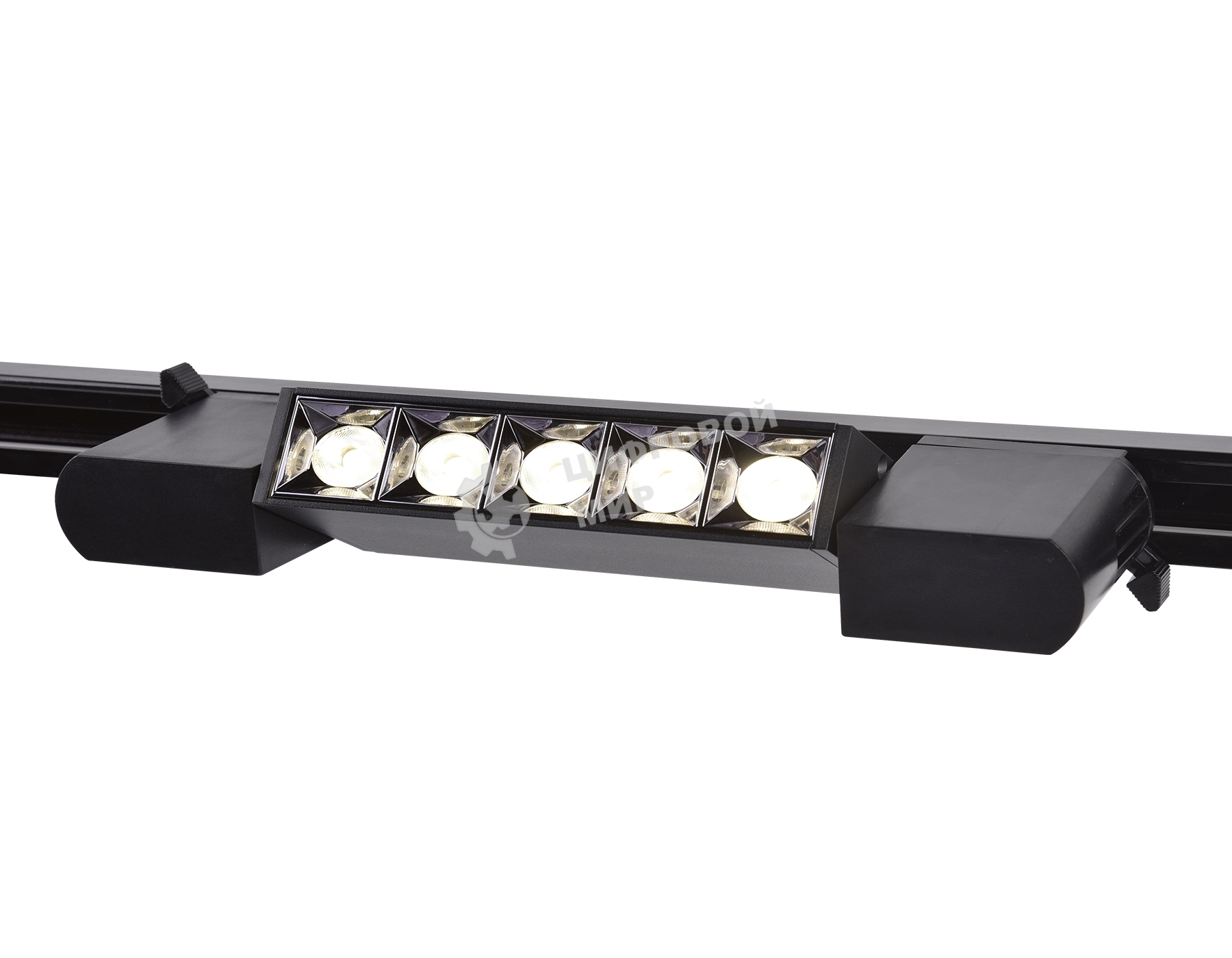 Трековый однофазный светодиодный светильник Ambrella light GL6688 BK черный LED 6W 4200K 24°