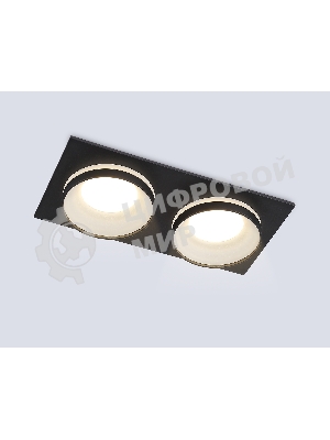 Светильник Ambrella light TN30712/2 BK черный GU5.3/2 182*92*36