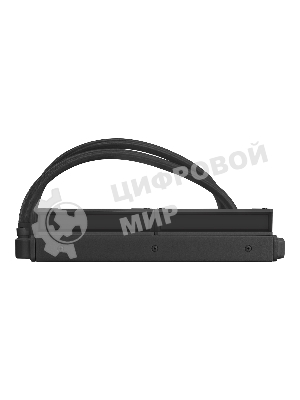 Комплект водяного охлаждения ExeGate BlackWater-240.PRISM.PWM.ARGB.Black (3 PIN 5V ADDRESSABLE RGB подсветка, LGA1954/1851/1700/1200/115x/2066/2011/AM5/AM4, TDP 260W, 2x Fan 120mm 4pin PWM 600-1800RPM Hydro bearing, помпа 3pin 2700RPM, макс. шум 37db, с термопастой, на винтах, черный, RET)