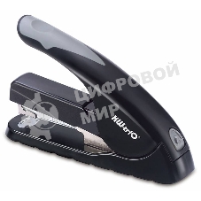 Степлер настольный Kw-Trio 5818 Soft-Touch 24/6 24/8 26/6 26/8 (40 листов) снижение усилия, серый/черный, 210 скоб