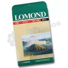 Фотобумага Lomond 0102035 10x15/230г/м2/50л./белый глянцевое для струйной печати