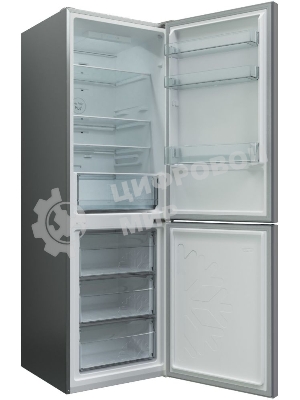 Холодильник Candy CCRN 6180S серебро двухкамерный 227/106л морозилка снизу, No Frost