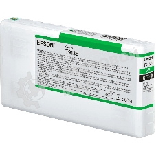 Картридж струйный Epson T913B с зелеными чернилами (200ml) для плоттеров SC-P5000 (C13T913B00)