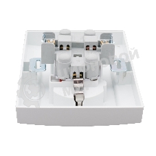 Розетка 2-ая, с/з,со шторками, 16А, СП Basic Минск белый