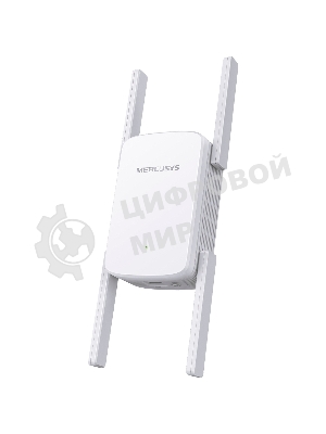 Роутер AC1900 Wi-Fi Range ExtenderSPEED: 600 Mbps at 2.4 GHz + 1300 Mbps at 5 GHz SPEC:4× Fixed External Antennas, 1× Gigabit Port, Wall PluggedFEATURE: MERCUSYS APP, WPS/Reset Button, Signal Indicator, Range Extender/Access Point mode, Adaptive Path