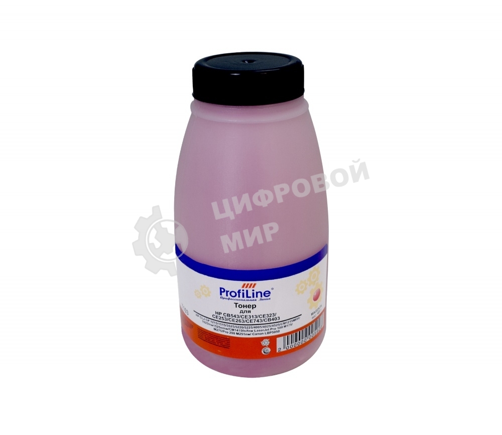 Тонер ProfiLine PL-CB543/CE313/CE323/CE253/CE263/CE743/CB403 для HP CLJ CP 1215/1515/3525/5220/5225/4005/4025/4525/CM1215MFP 1025/nw1525n/nw/CM1415fn/fnw LaserJet Pro 100 M175/M275/Pro 200 M251nw Canon LBP5050 Magenta 45 гр Фасовка РФ