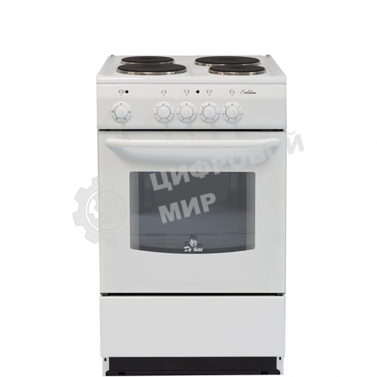 Плита электрическая De Luxe 5004.12 э белый