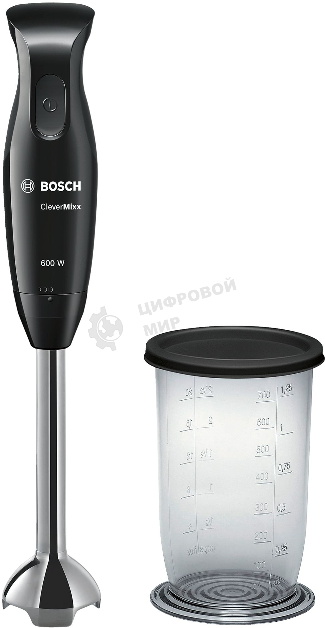 Блендер Bosch MSM2610B, погружной, черный