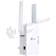 Усилитель TP-Link Wi-Fi AX1800 dual band wi-fi range extender, 1201Mbps at 5G and 574Mbps at 2.4G, support 802.11AX/WiFi6, 2 external antennas, 1 Gigabit port