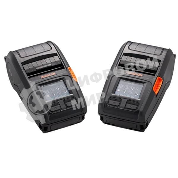 Принтер этикеток мобильный Bixolon XM7-20WDaK, 203 dpi, 152 мм/сек, RS232 (COM, Serial), USB, Wi-Fi, черный