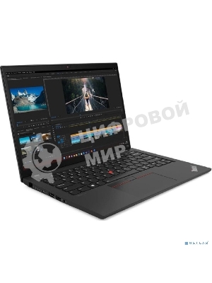 Ноутбук Lenovo ThinkPad T14 Gen 4 i7-1355U 16Gb SSD 512Gb Intel UHD Graphics 14 WUXGA IPS TS Cam 39.3Вт*ч Win11Pro(ENG) KBD RU\ENG Черный 21HD0077US