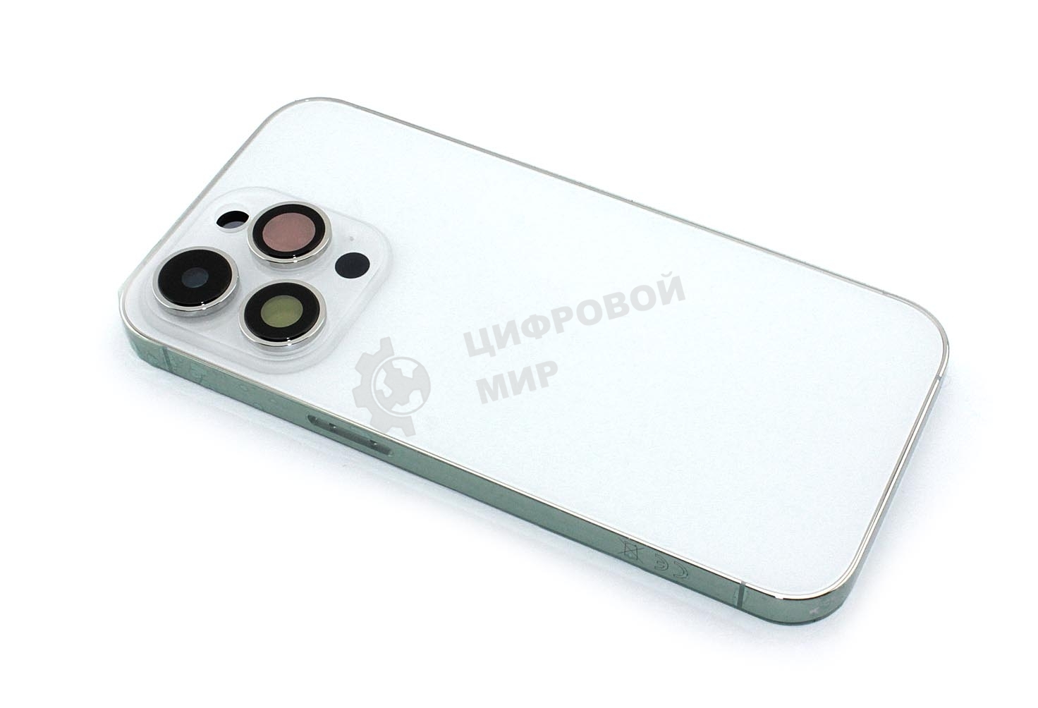 Задняя крышка (корпус) в сборе с рамкой для Apple iPhone 14 Pro белый