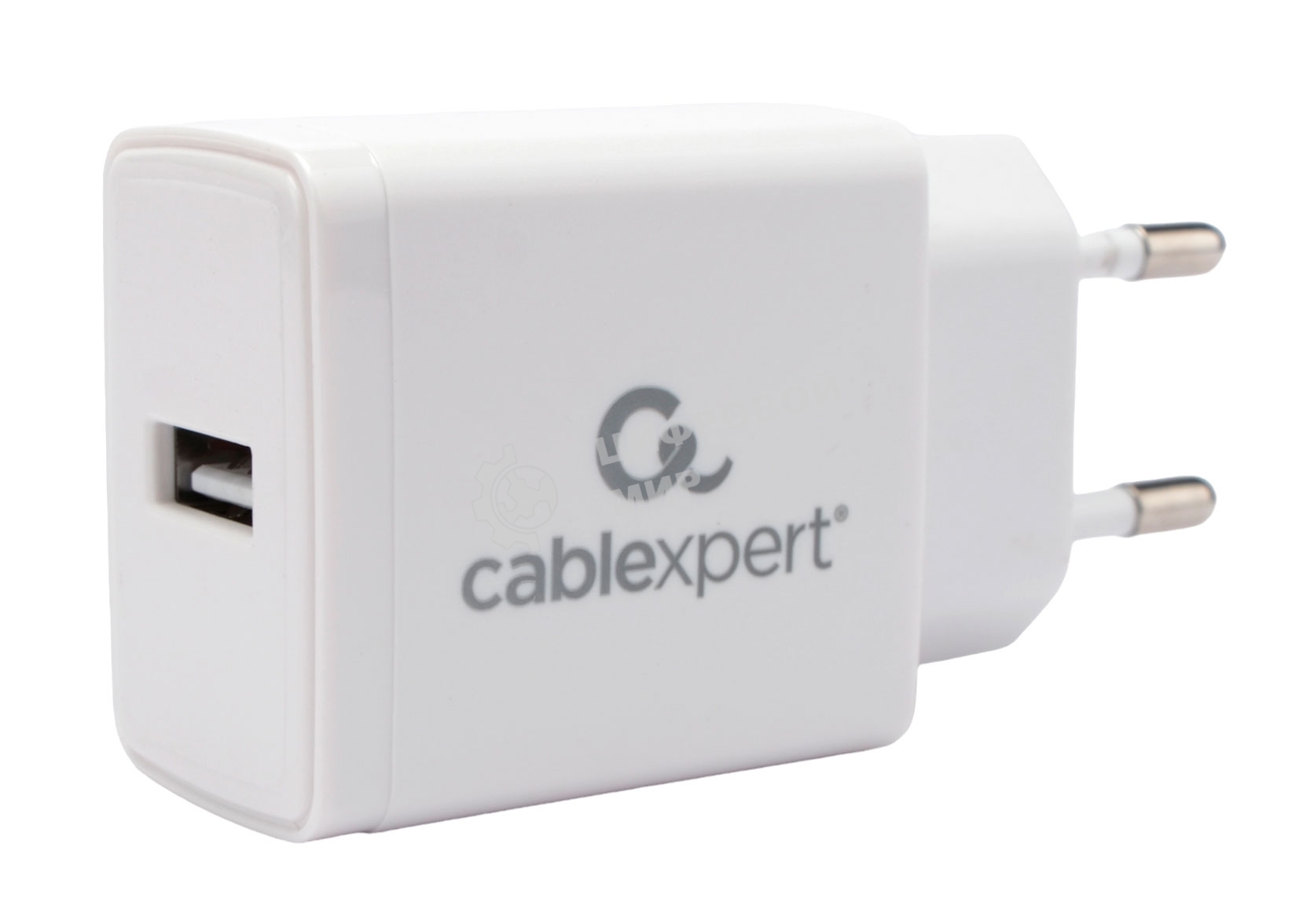 Сетевое зарядное устройство Cablexpert MP3A-PC-56, 5Вт, 1А, 1хUSB, белый, пакет