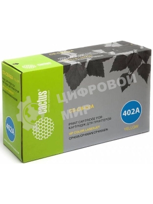 Картридж лазерный Cactus CS-CB402AR желтый (7500 стр.) для HP CLJ CP4005/CP4005DN/CP4005N