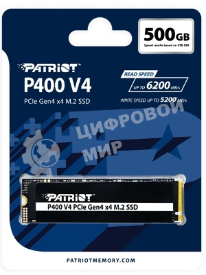 Накопитель SSD Patriot M.2 2280 500Gb 5000/3000MBs