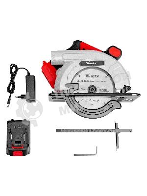 Пила циркулярная аккумуляторная MTX CCSU-20-165, 165 мм, Li-Ion, 20 В