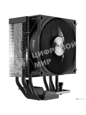 Кулер PCCooler R400 черный 92мм алюминий+медь 2200rpm 30db 4-pin 180W 133мм