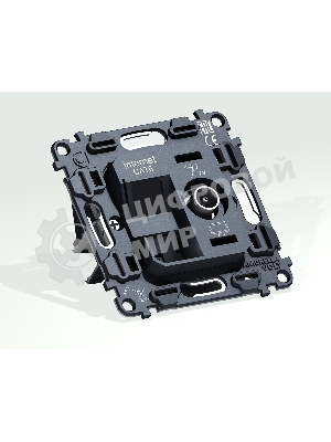 Механизм розетки компьютерной + TV оконечной RJ-45 (8P8C) CAT6/50-870 MHz 1dB с автоматической защитной шторкой QUANT VM195