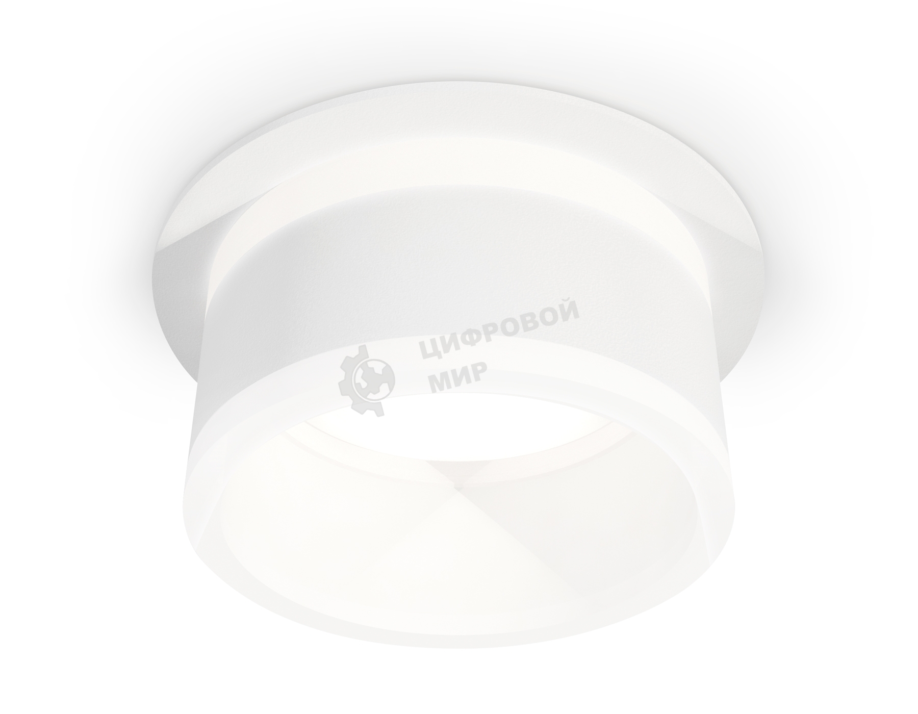 Комплект встраиваемого светильника Ambrella light XC8050019 SWH/FR белый песок/белый матовый GX53 (C8050, N8444)