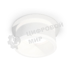 Комплект встраиваемого светильника Ambrella light XC8050019 SWH/FR белый песок/белый матовый GX53 (C8050, N8444)