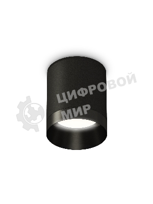 Светильник Ambrella Light XS6302021 SBK/PBK черный песок/черный полированный MR16 GU5.3 (C6302, N6131)