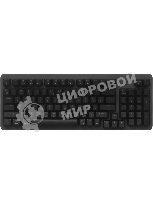 Клавиатура Logitech K868 гибридная, USB Type-A, Bluetooth, радиоканал, чёрный