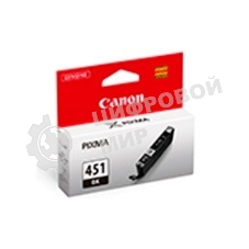 Картридж струйный Canon CLI-451Bk (6523B001) черный (337 стр. 7 мл) для Canon PIXMA iP7240/MG6340/MG5440