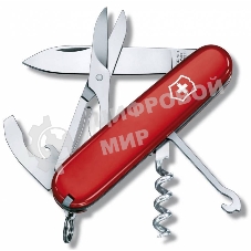 Нож перочинный Victorinox Compact (1.3405) 91мм 15функций красный карт.коробка