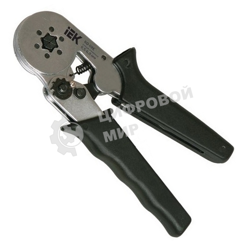 Клещи обжимные IEK КО-08Е0,5-6,0мм2 шестигранник