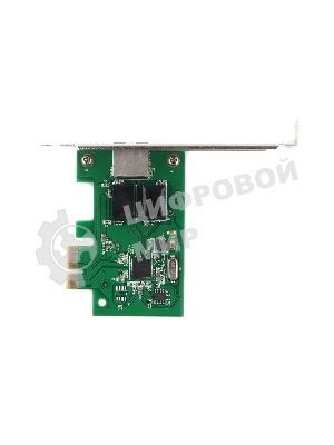 Сетевой адаптер Ethernet Gembird NIC-GX1 1000/100/10, PCI-express, чипсет RTL8111C