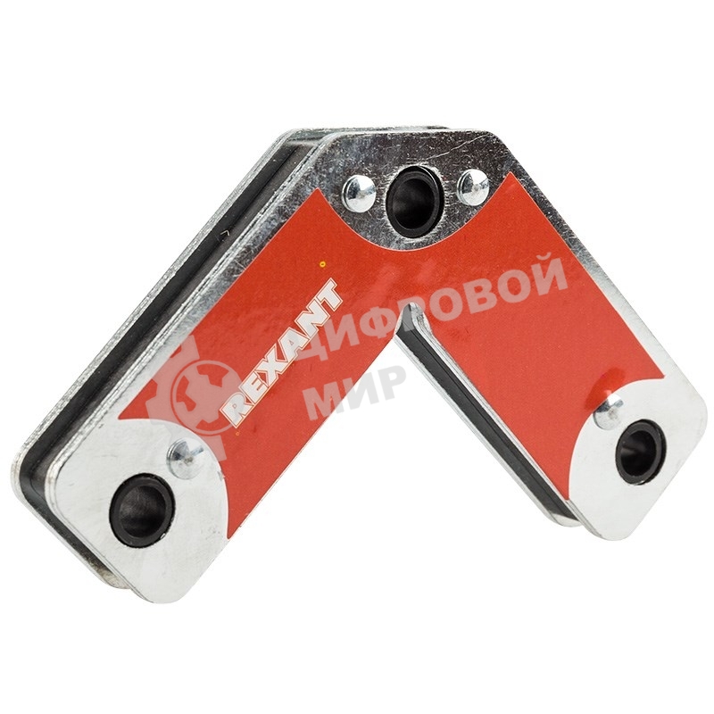 Магнитный угольник-держатель Rexant для сварки на 4 угла, усилие 11,3 кг