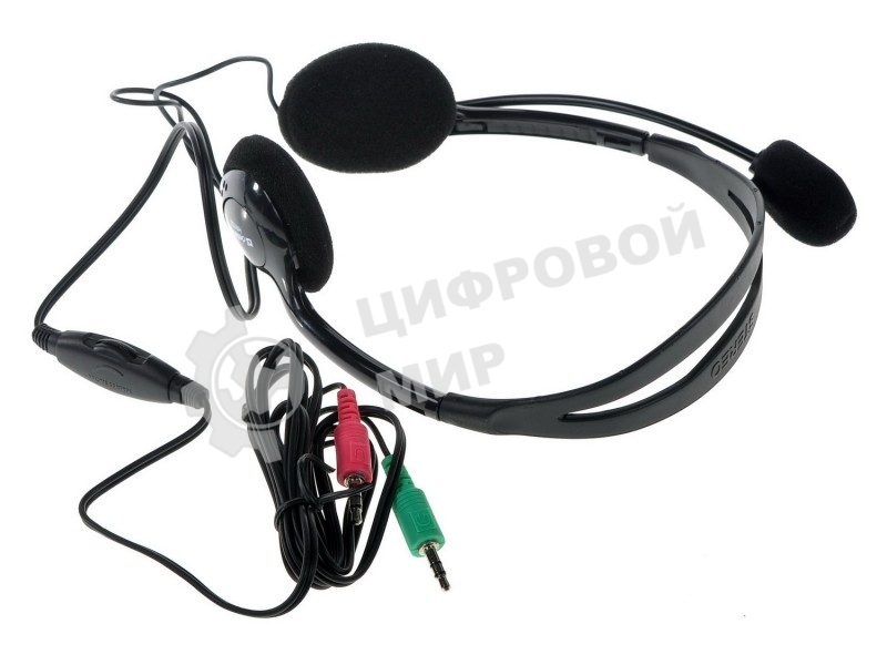 Гарнитура проводная стерео Defender HN-102 накладные компактные 2 х 3.5 мм jack стерео кабель 1,8 м черный