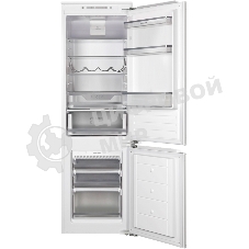 Встраиваемый холодильник Hansa BK318.3FVC / 178x54x54, 190/56 л, нижняя морозильная камера, белый