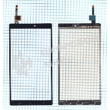 Сенсорное стекло (тачскрин) для Lenovo Vibe X3 черное