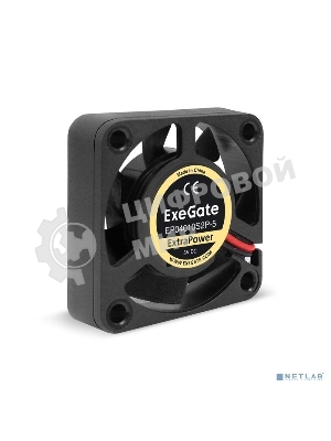Вентилятор для корпуса ExeGate ExtraPower EP04010S2P-5 черный, 40 мм, 7500 об/мин, 35 дБ, 2 pin