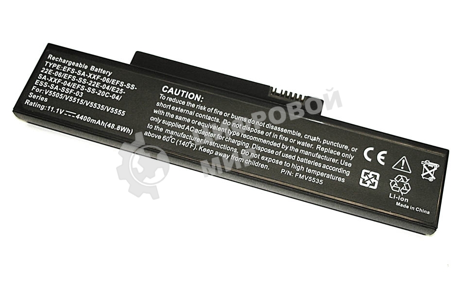 Аккумуляторная батарея для ноутбука Fujitsu Siemens Esprimo V5535 11.1V S26391-F6120-L470 OEM черный