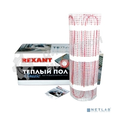 Теплый пол (нагревательный мат) Rexant Classic RNX -4,0-600 (площадь 4,0 м2 (0,5 х 8,0 м)), 600 Вт, двухжильный с экраном