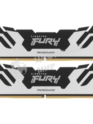 Оперативная память Kingston Fury Renegade, DDR5, 32Gb (1x32Gb), 6400MHz, CL32, DIMM, радиатор, белый