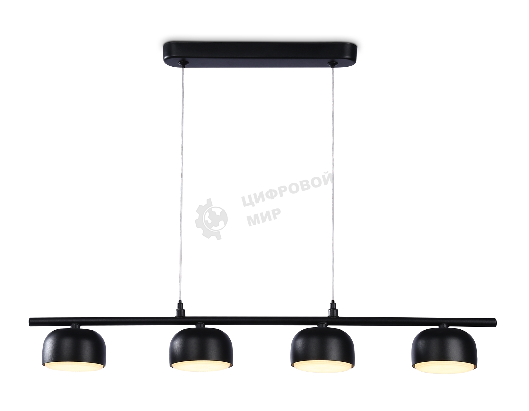 Светильник Ambrella light TN71039/4 BK черный GX53/4 max 12W 600*80*1100