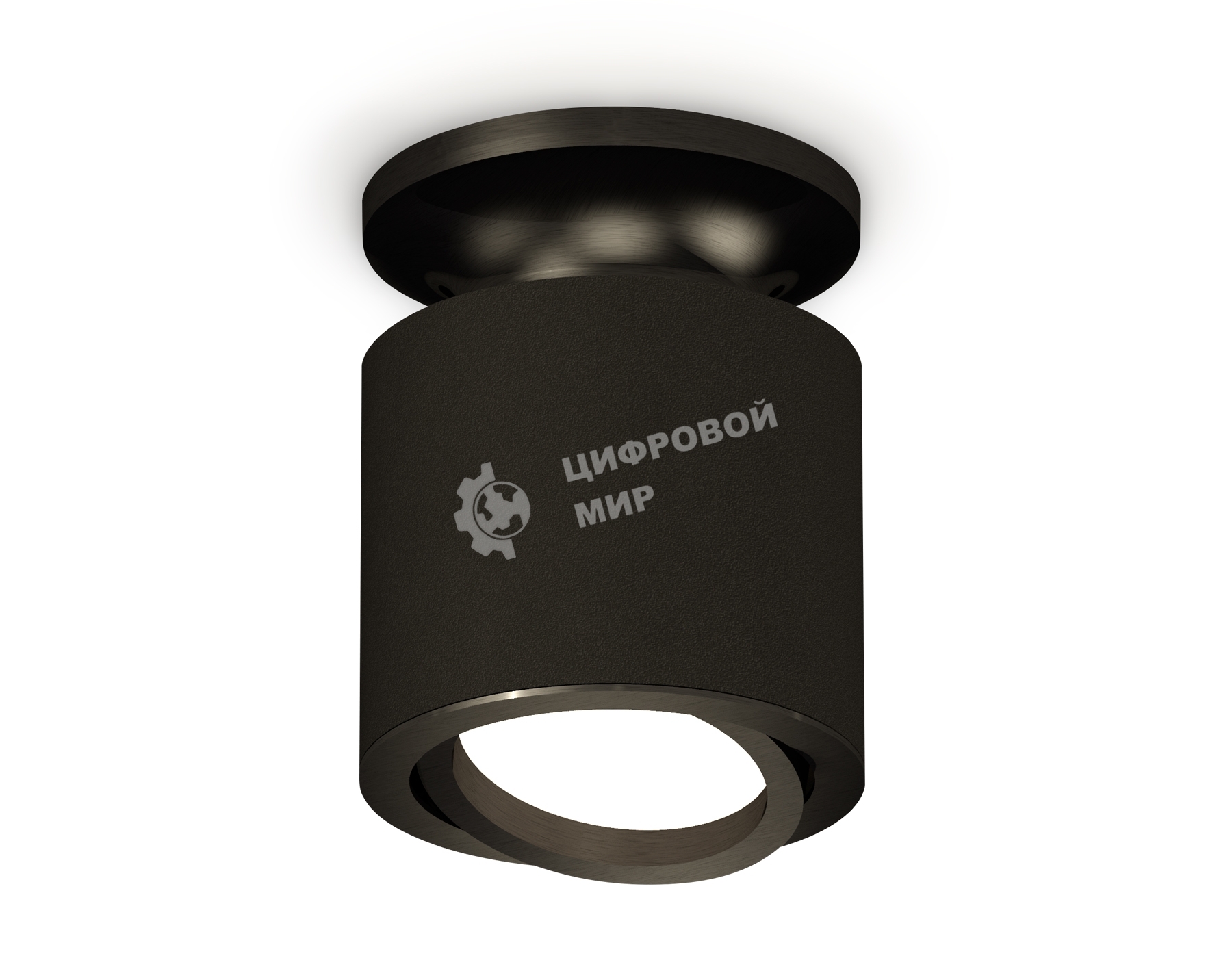 Светильник Ambrella Light XS7402060 SBK/PBK черный песок/черный полированный MR16 GU5.3 (N7926, C7402, N7002)