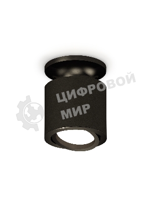 Светильник Ambrella Light XS7402060 SBK/PBK черный песок/черный полированный MR16 GU5.3 (N7926, C7402, N7002)